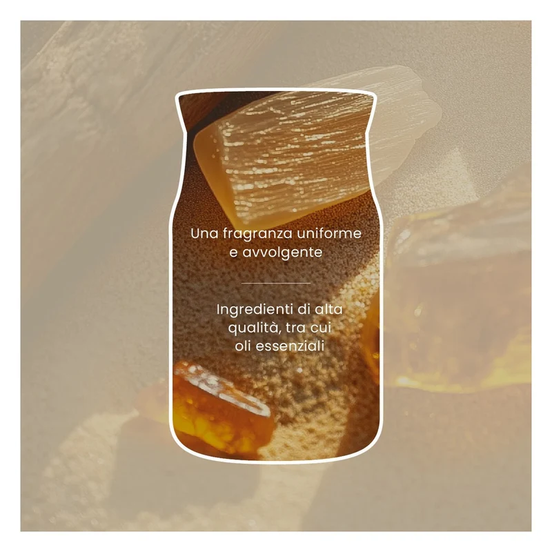 Candela Giara Media Yankee Candle Signature Amber & Sandalwood