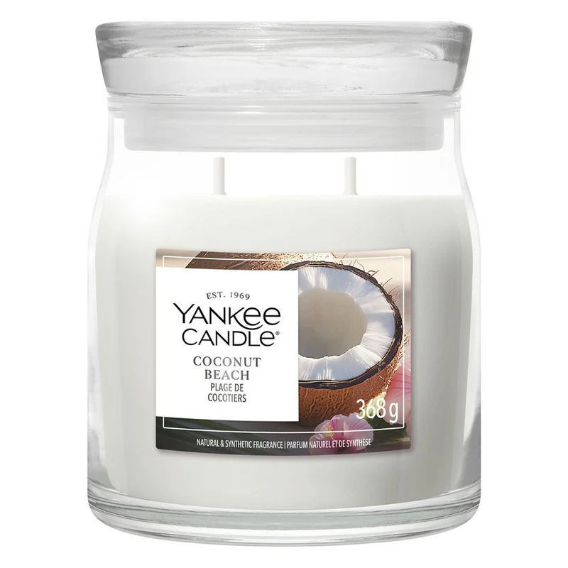 Candela Giara Media Yankee Candle Signature Coconut Beach