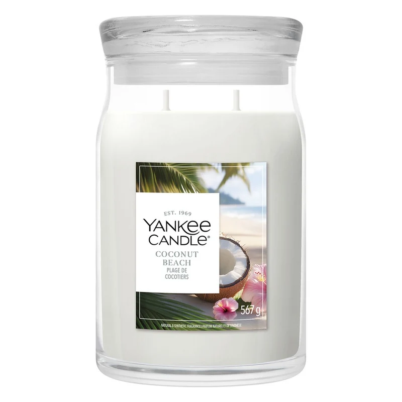 Candela Giara Grande Yankee Candle Signature Coconut Beach