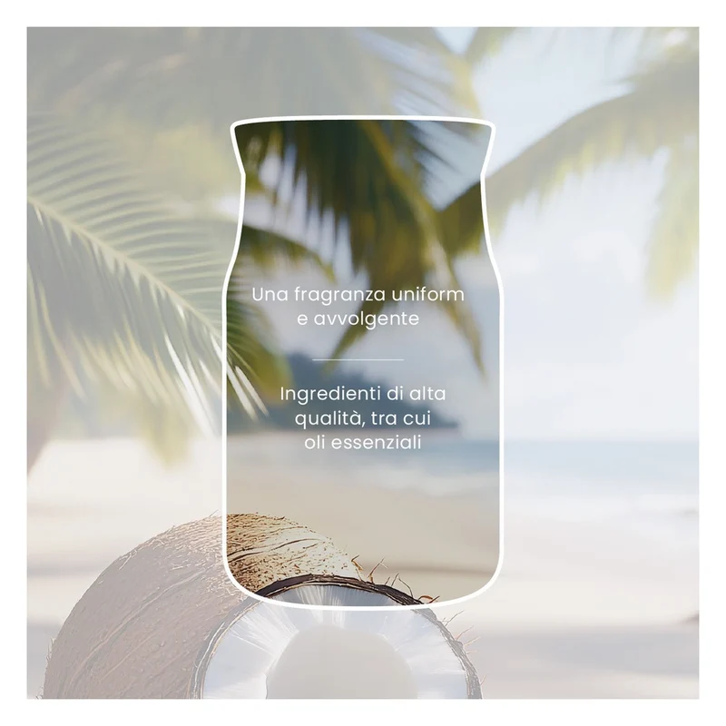 Candela Giara Grande Yankee Candle Signature Coconut Beach