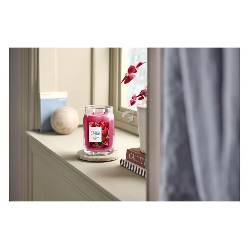 Candela Giara Grande Yankee Candle Signature Red Raspberry