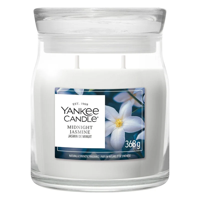 Candela Giara Media Yankee Candle Signature Midnight Jasmine