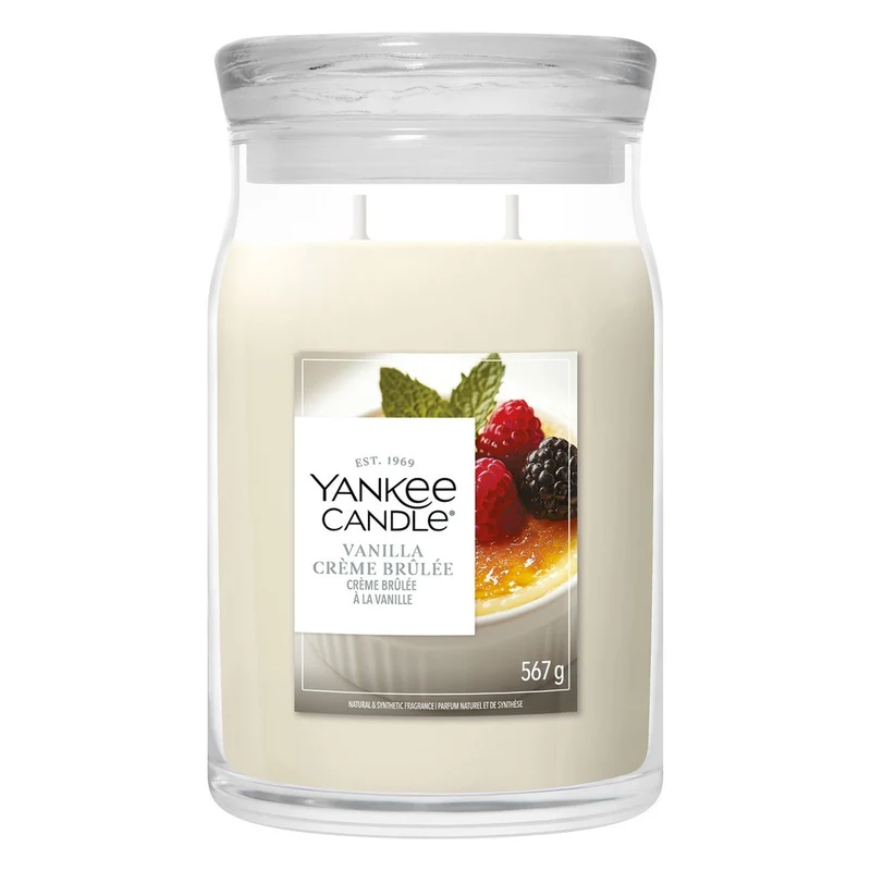 Candela Giara Grande Yankee Candle Signature Vanilla Crème Brûlée