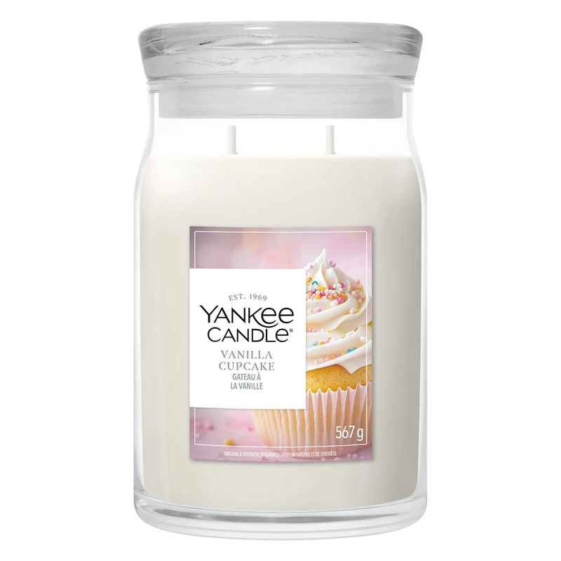 Candela Giara Grande Yankee Candle Signature Vanilla Cupcake