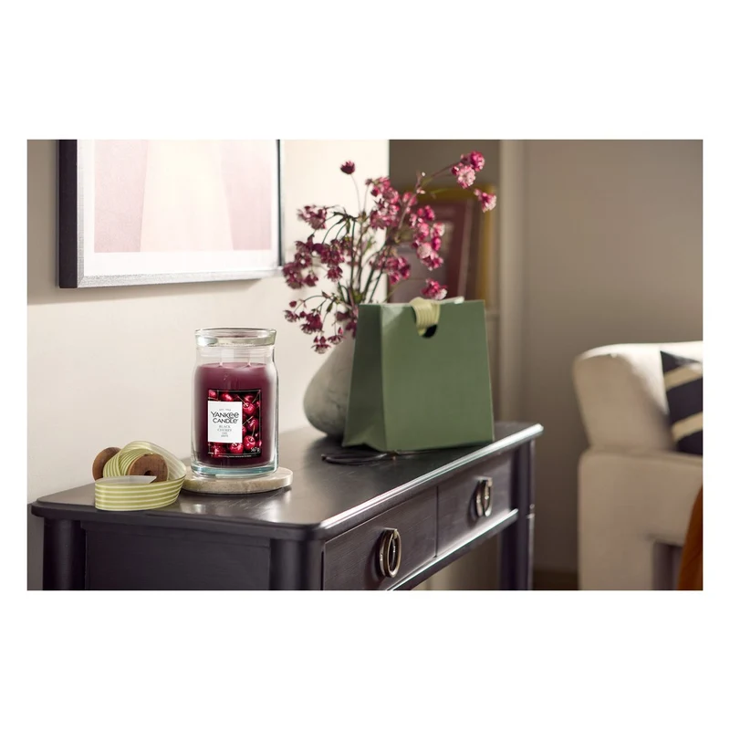 Candela Giara Grande Yankee Candle Signature Black Cherry