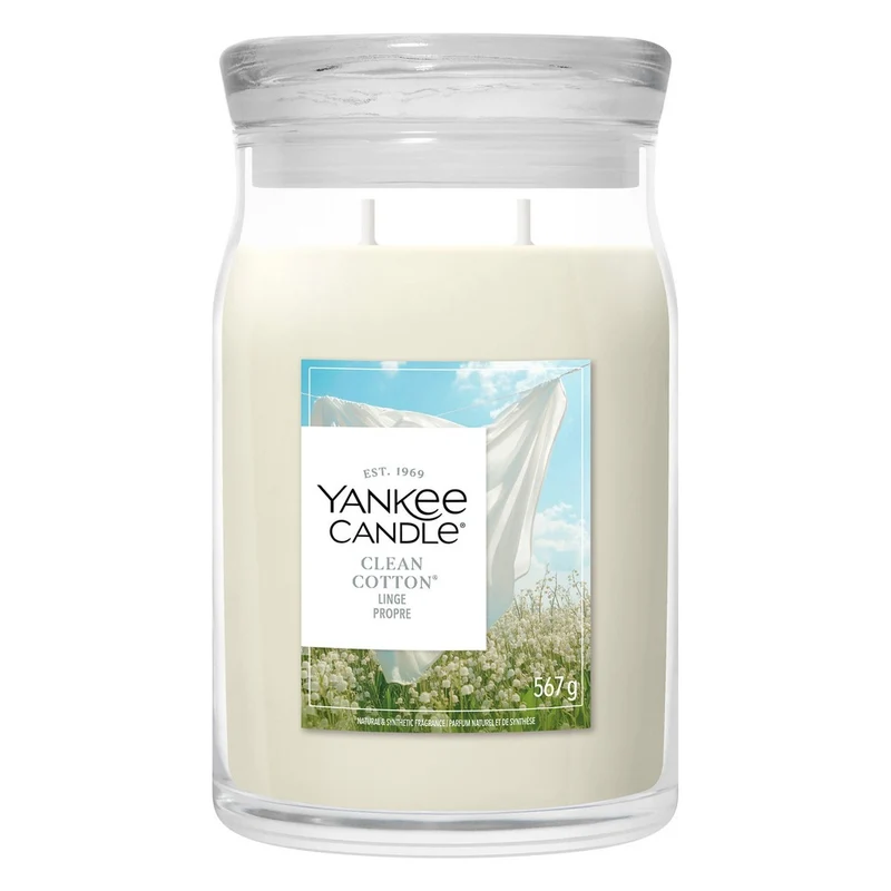 Ricarica per Diffusore ad Ultrasuoni Yankee Candle Clean Cotton