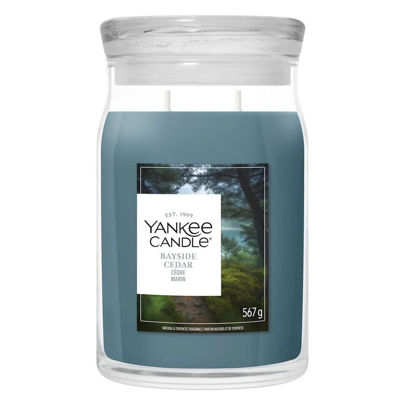 Candela Giara Grande Yankee Candle Signature Bayside Cedar