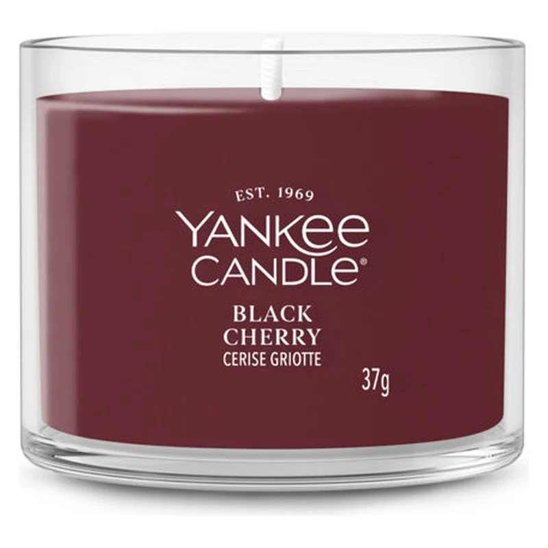 Candela Votiva in Vetro Yankee Candle Signature Black Cherry