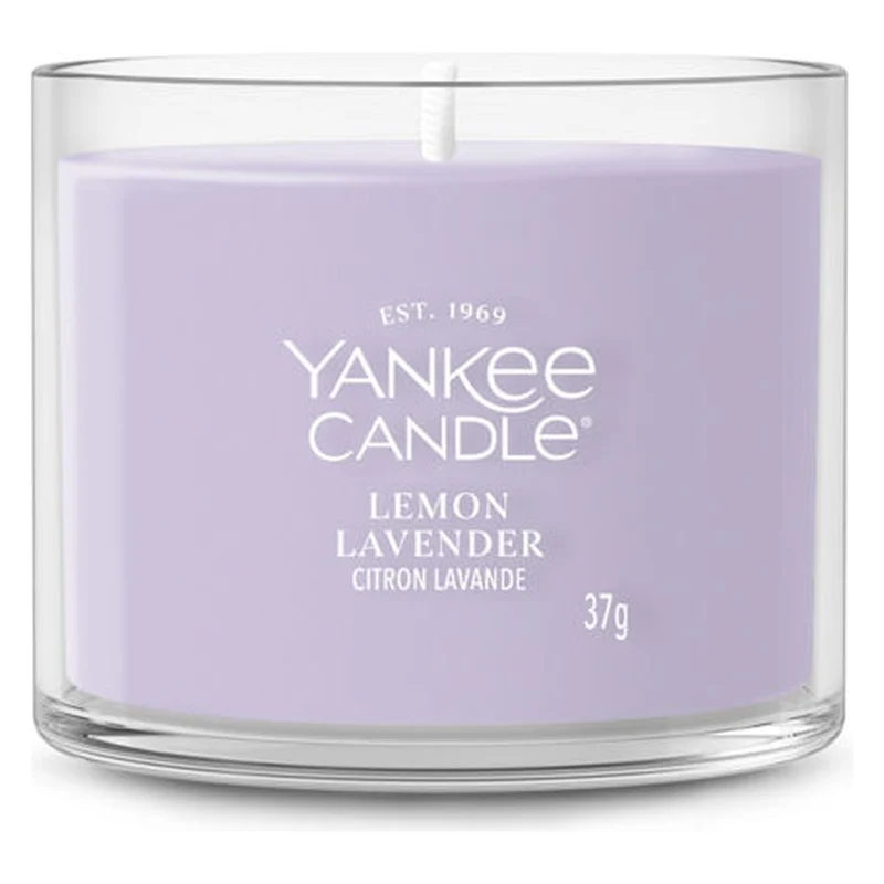 Candela Votiva in Vetro Yankee Candle Signature Lemon Lavender