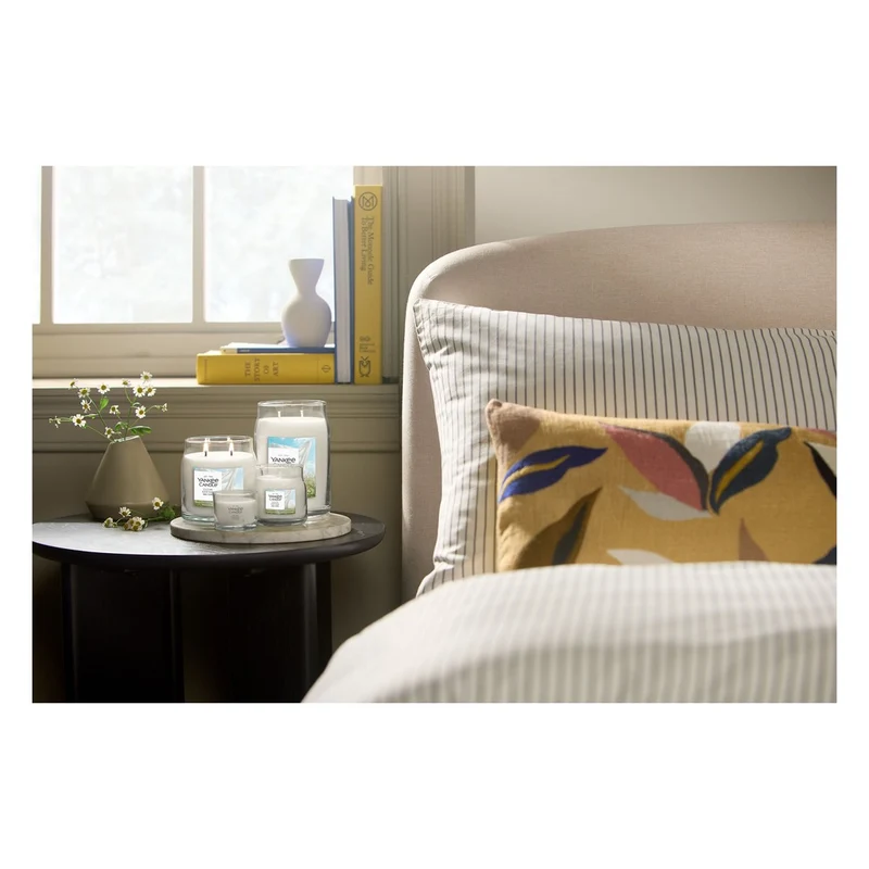 Candela Votiva in Vetro Yankee Candle Signature Clean Cotton