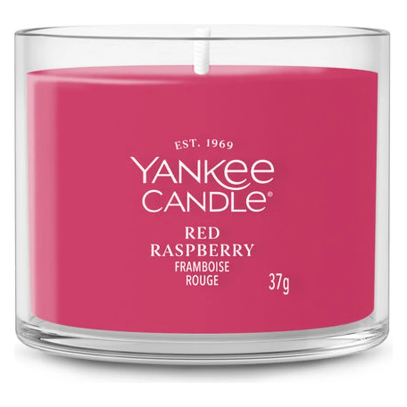 Candela Votiva in Vetro Yankee Candle Signature Red Raspberry