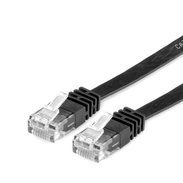 CAVO RETE UTP CAT.6A 3MT FLAT NERO NO SCHERMATO PER DATA CENTER