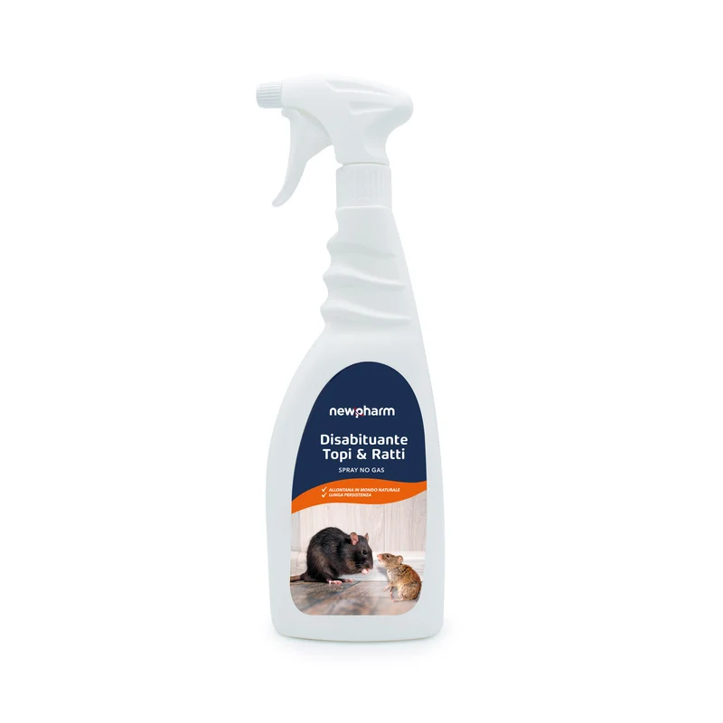 Disabituante repellente Newpharm Topi e Ratti RTU 750 ml