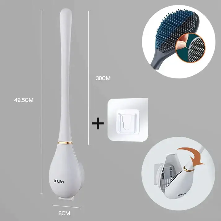 Brosse WC en Silicone Innovante - Sécurité et Hygiène - SmartBrush