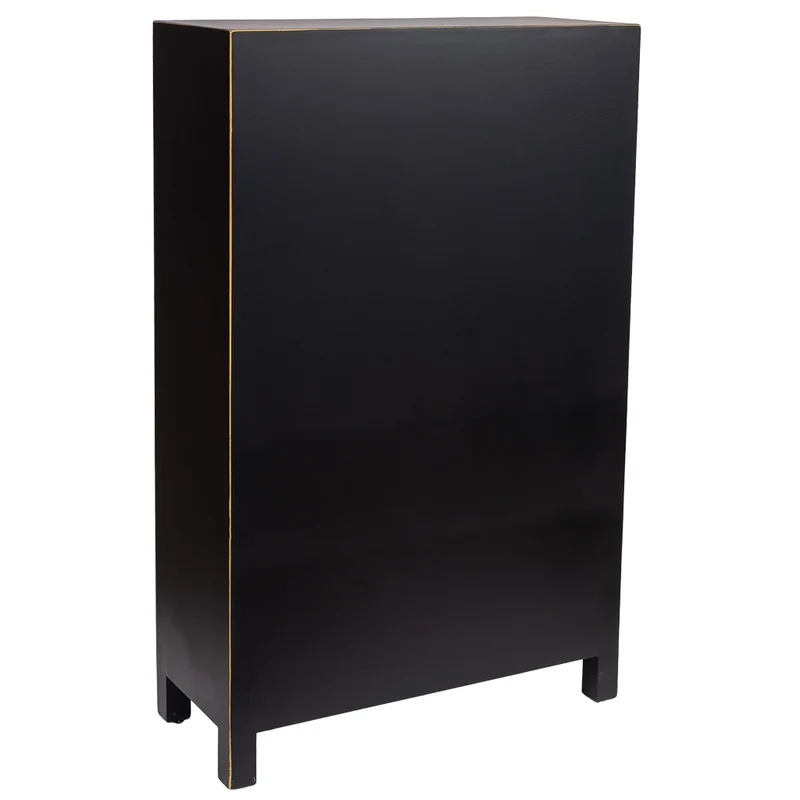Mobile ausiliario in legno con 6 cassetti e 2 porte 63x26x101