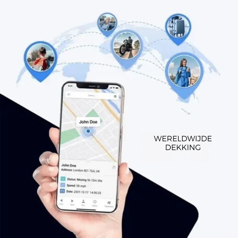 TrackMate Mini GPS - Traceur Puissant pour Voiture et Clés