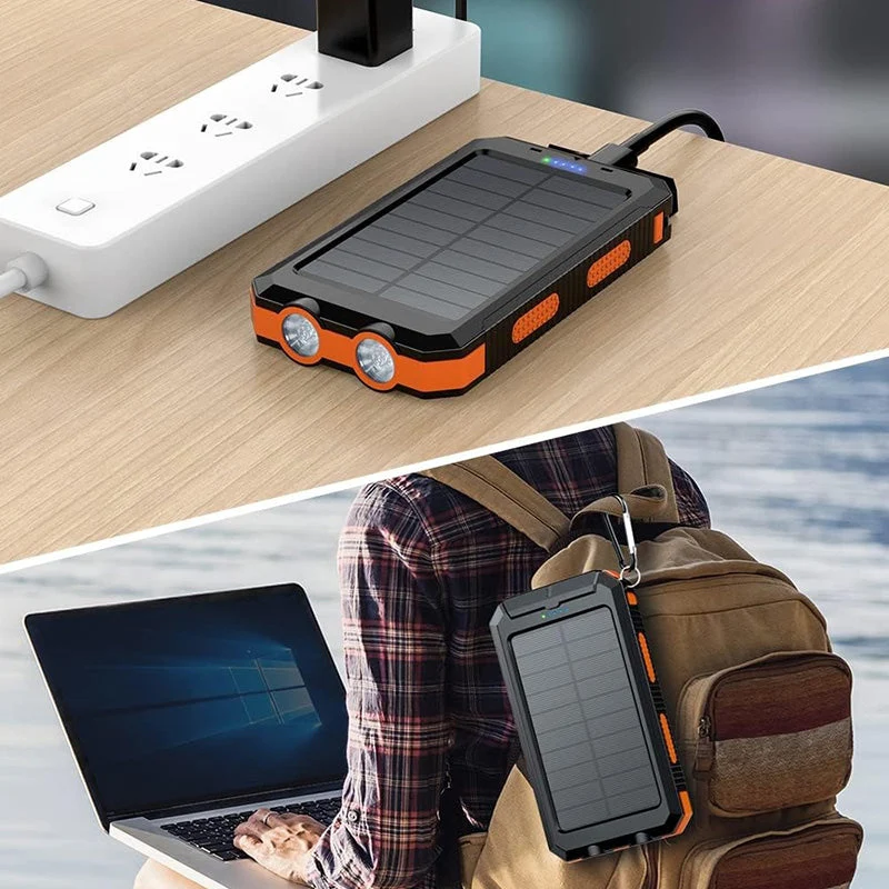 Batterie Externe Solaire - Chargeur USB Rapide | Robuste