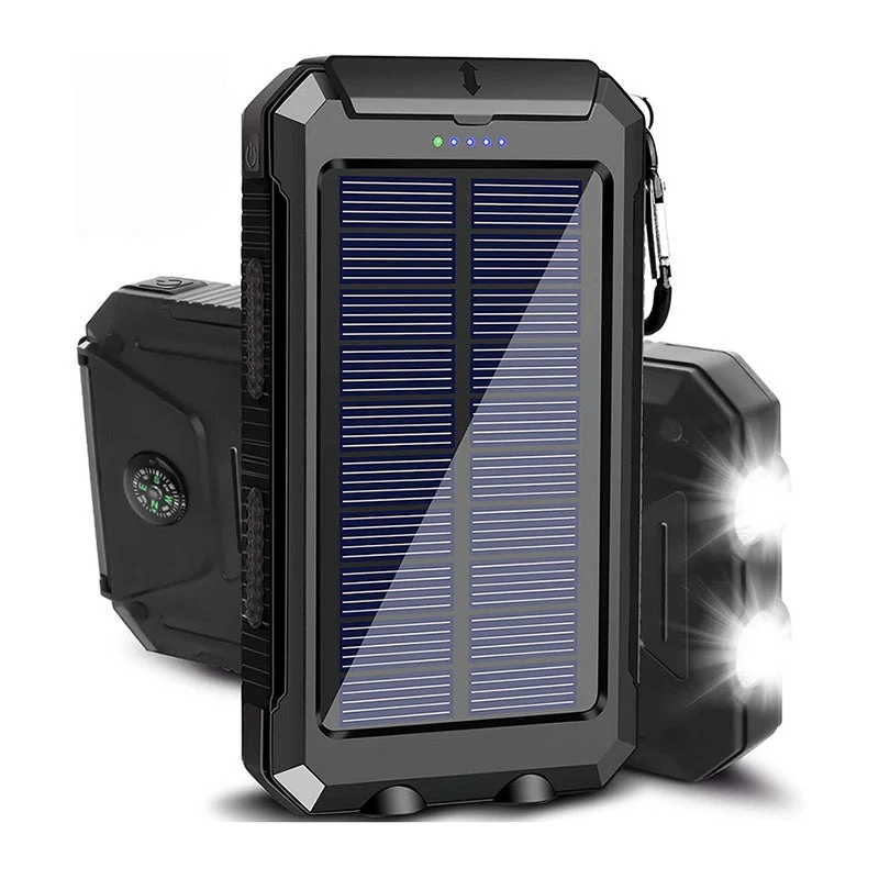 Batterie Externe Solaire - Chargeur USB Rapide | Robuste