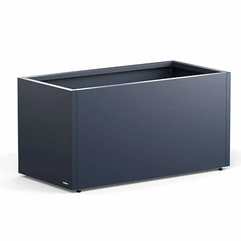 Fioriera Herstera Metal Planter 50 Antracite 100x50x50cm 08971403