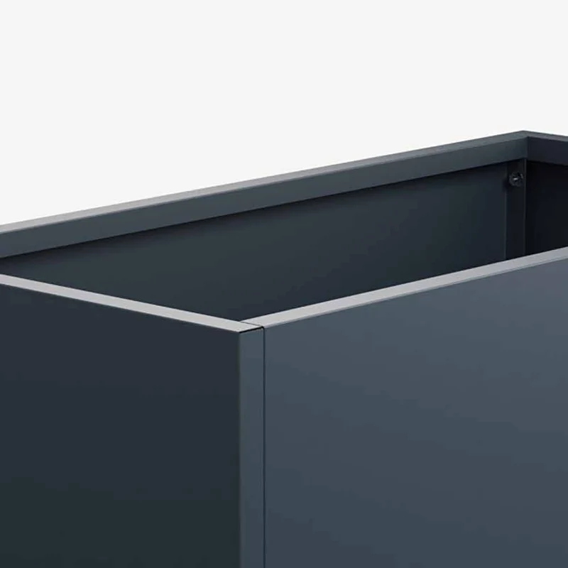 Fioriera Herstera Metal Planter 50 Antracite 100x50x50cm 08971403