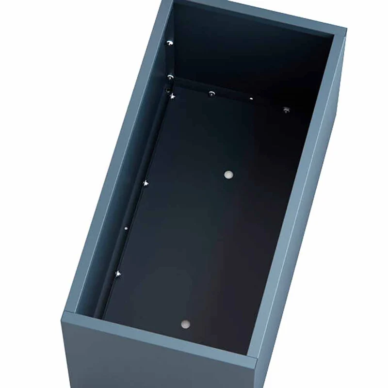 Fioriera Herstera Metal Planter 50 Antracite 100x50x50cm 08971403