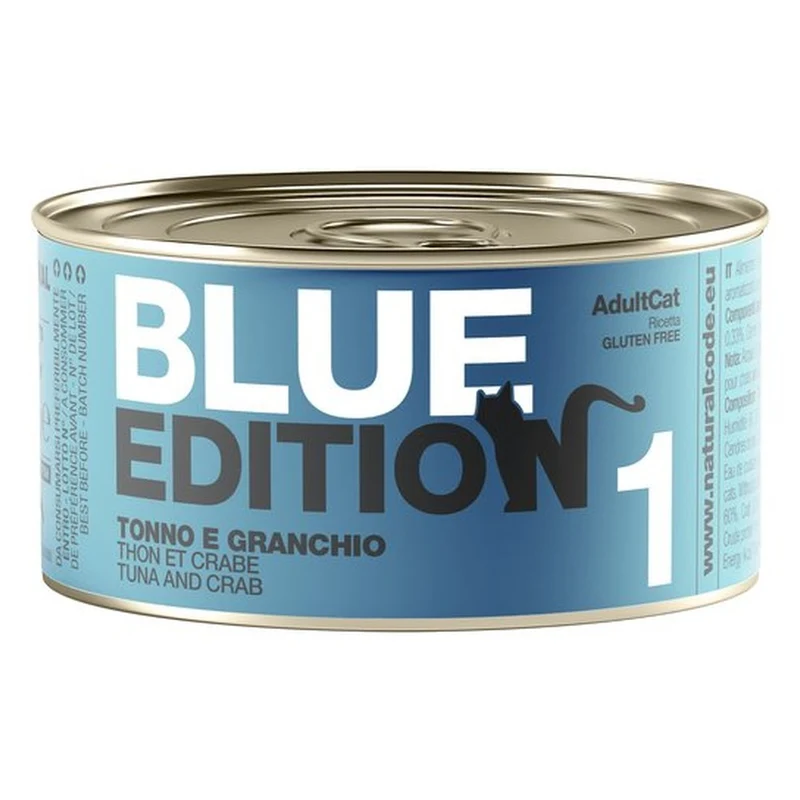 Lattine Natural Code Special Edition Tonno e Granchio Alimento Umido per Gatti Adulti 85g