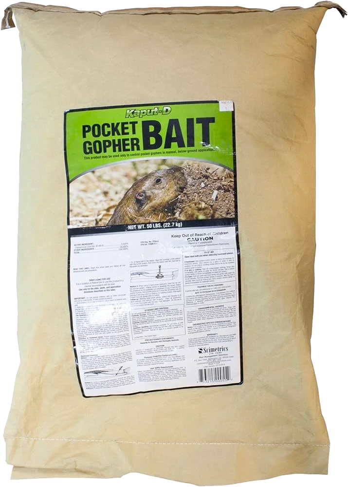 Kaput-D Pocket Gopher Wheat Bait