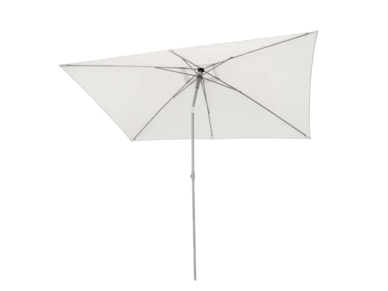 Ombrellone alluminio Arkansas bianco palo centrale 2x3xh.2,5m no base