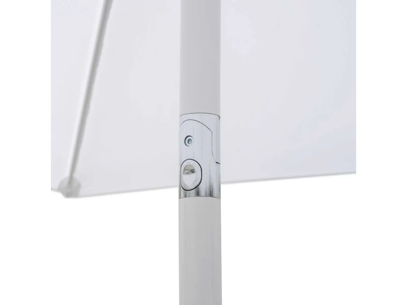 Ombrellone alluminio Arkansas bianco palo centrale 2x3xh.2,5m no base