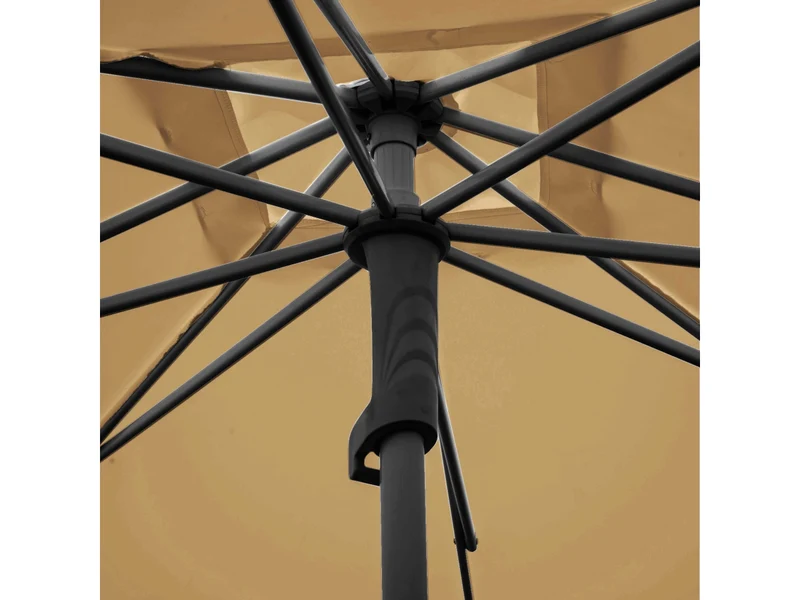 Ombrellone alluminio Arkansas sabbia palo centrale 2x3xh.2,5m no base