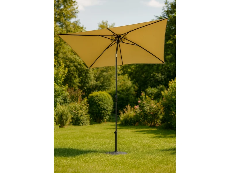 Ombrellone alluminio Arkansas sabbia palo centrale 2x3xh.2,5m no base
