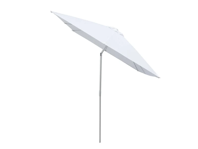 Ombrellone alluminio Arkansas bianco palo centrale 2,1x2,1xh.2,4m no base