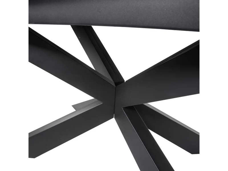 Tavolo Pepper allungabile antracite top pietra sinterizzata 160/200x90xh.76cm