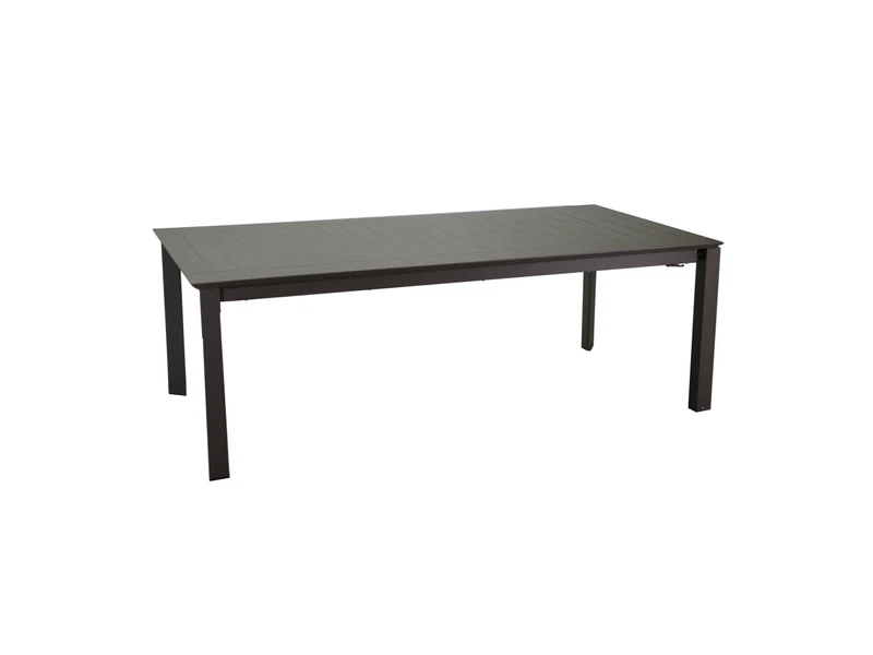 Tavolo alluminio El Paso allungabile marrone rettangolare 220/330x110xh.76cm