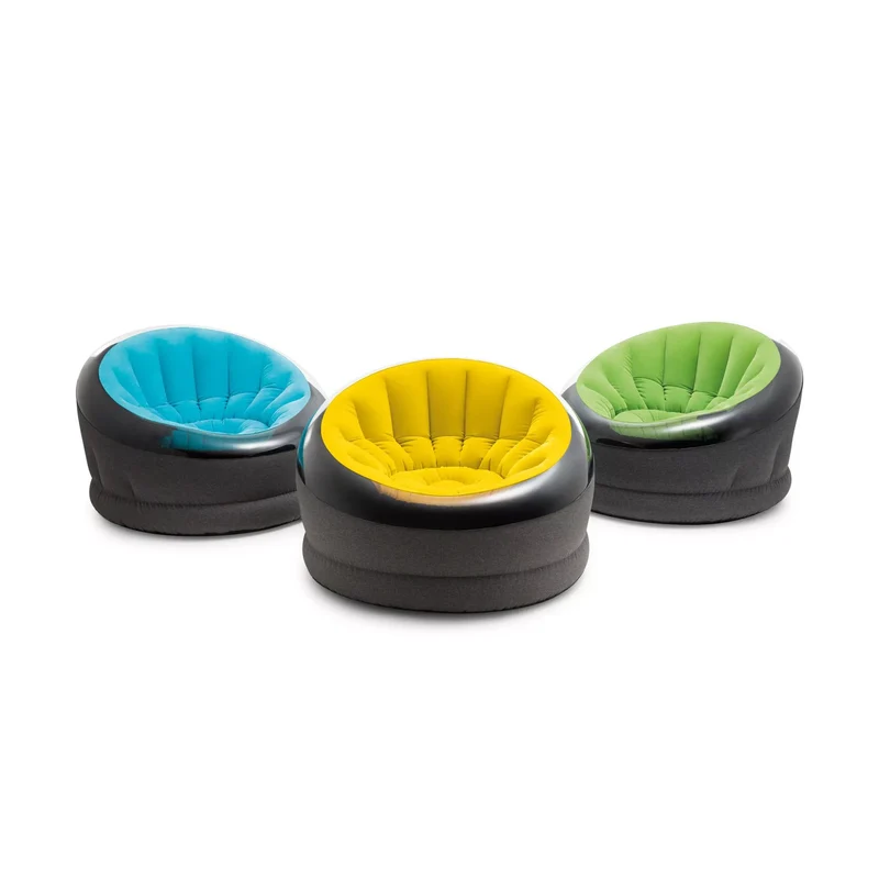 1 Poltrona Gonfiabile Empire 112x109x69cm Colore assortito INTEX
