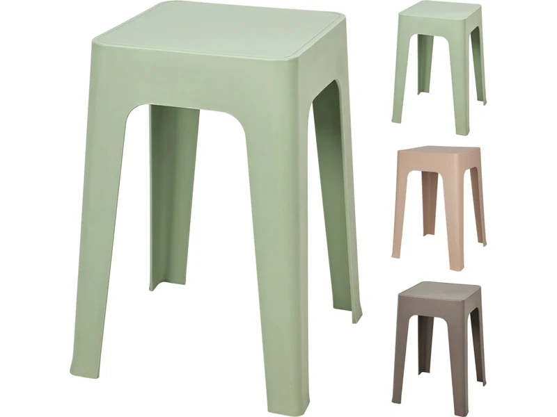 Sgabello in Polipropilene 33x33x47cm Colore Assortito
