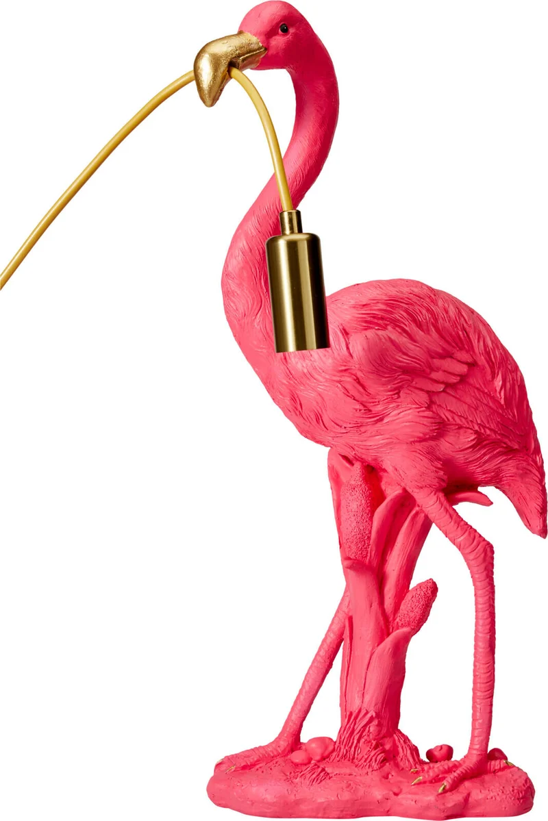 Lampada da Tavolo Fenicottero 21x45cm 1000g Rosa