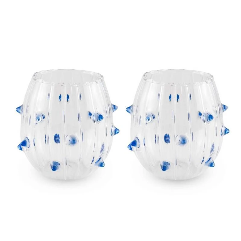Set di 2 Bicchieri 350 ml Blue Spines WD LIFESTYLE