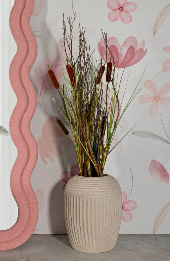Vaso Mist Ø30x38,5 cm in Mgo Crema