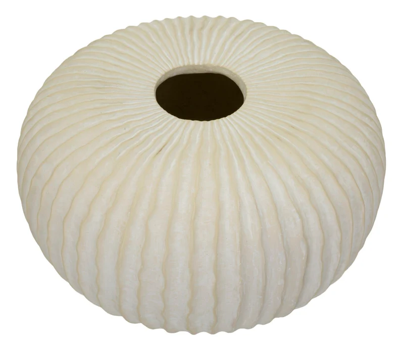 Vaso Icicle Ø40x23 cm in Mgo Crema