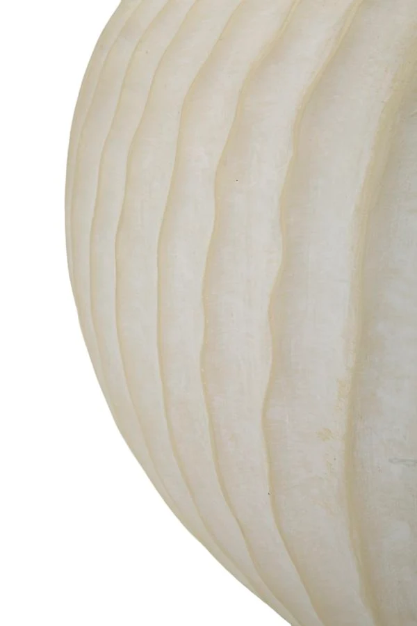 Vaso Icicle Ø40x23 cm in Mgo Crema