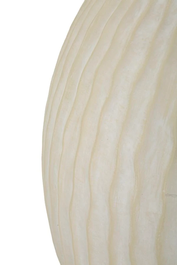 Vaso Icicle Ø36,5x38 cm in Mgo Crema