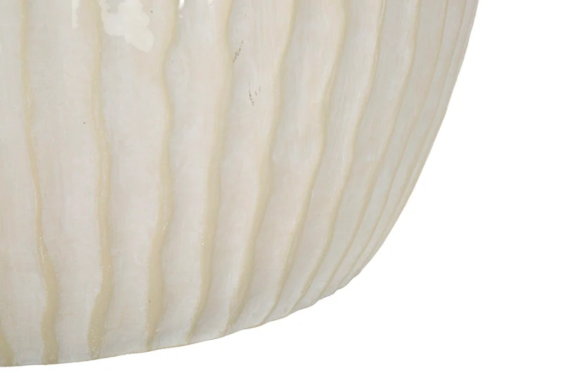 Vaso Icicle Ø36,5x38 cm in Mgo Crema