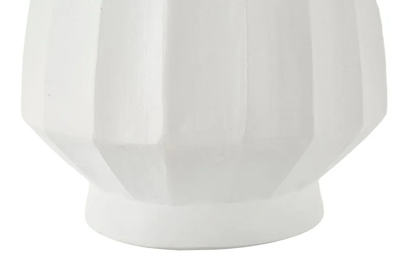 Vaso Glint Ø24x41 cm in Mgo Bianco