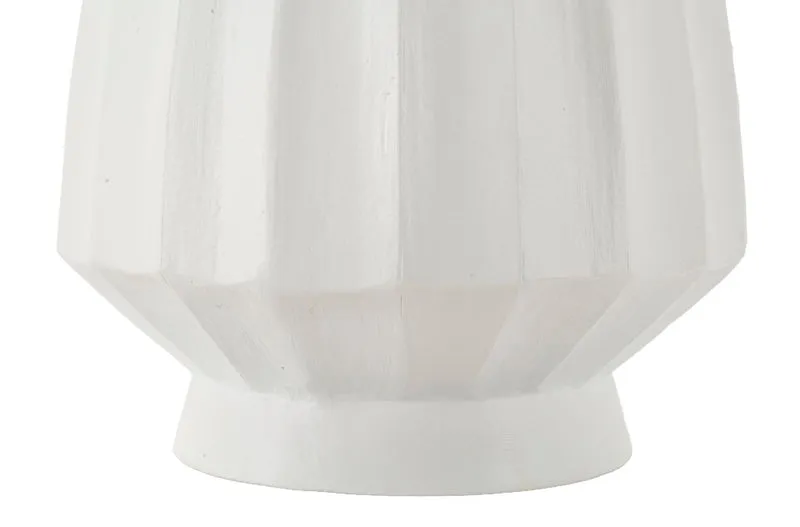 Vaso Glint Ø25x50 cm in Mgo Bianco