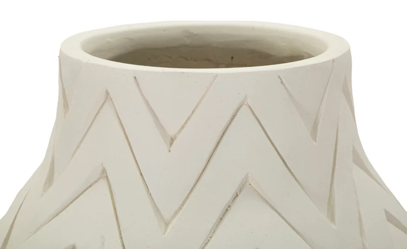 Vaso Winter Ø29x60 cm in Mgo Crema