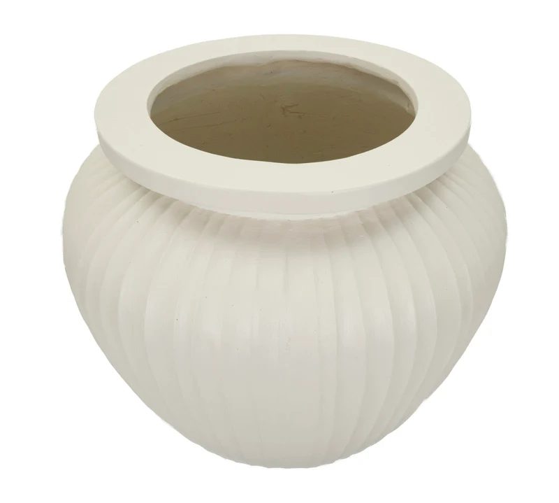 Vaso Chil Ø48x38 cm in Mgo Crema