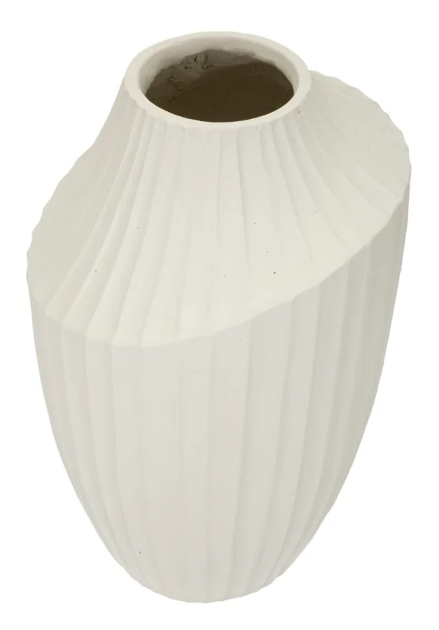 Vaso Ice Ø22,5x38 cm in Mgo Crema