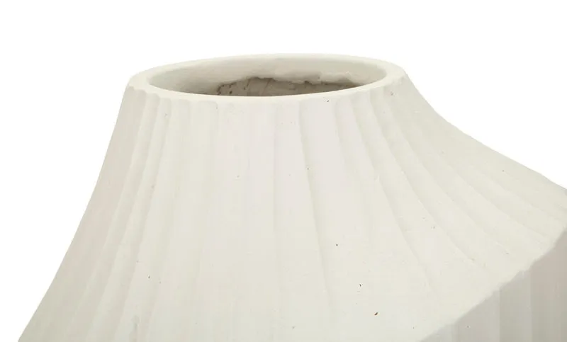 Vaso Ice Ø22,5x38 cm in Mgo Crema