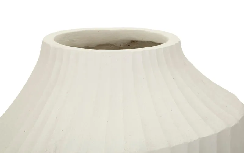 Vaso Ice Ø28,5x50,5 cm in Mgo Crema